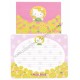 Ano 2000. Conjunto de Papel de Carta Hello Kitty Sunflower Sanrio