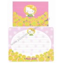 Ano 2000. Conjunto de Papel de Carta Hello Kitty Sunflower Sanrio