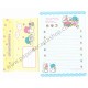 Ano 1997. Conjunto de Papel de Carta Little Twin Stars AZ Antigo (Vintage) Sanrio