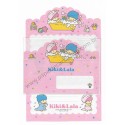 Ano 1997. Conjunto de Papel de Carta Little Twin Stars RT2 Antigo (Vintage) Sanrio