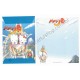 Ano 2002. Conjunto de Papel de Carta Hello Kitty Bucchigiri Coaster Sanrio