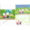 Ano 2003. Conjunto de Papel de Carta Hello Kitty & Dear Daniel Daiwa Royal Hotel Sanrio