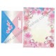 Ano 2013. Kit 4 Conjuntos de Papel de Carta Hello Kitty Regional Japão Cherry Blossom Sanrio