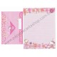 Ano 2013. Kit 4 Conjuntos de Papel de Carta Hello Kitty Regional Japão Cherry Blossom Sanrio