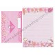 Ano 2013. Coleção de Papel de Carta Hello Kitty Regional Japão Cherry Blossom Sanrio