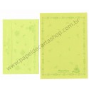 Ano 1995. Conjunto de Papel de Carta Marron Cream CGR Vintage Sanrio