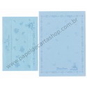 Ano 1995. Conjunto de Papel de Carta Marron Cream CBL Vintage Sanrio