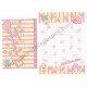 Ano 2003. Conjunto de Papel de Carta Little Twin Stars Dreamy Sweet Sanrio