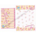 Ano 2003. Conjunto de Papel de Carta Little Twin Stars Dreamy Sweet Sanrio