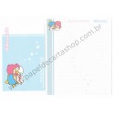 Ano 2003. Conjunto de Papel de Carta Kiki & Lala Dream Galaxy AZ1 Sanrio