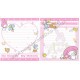 Ano 2004. Conjunto de Papel de Carta My Melody Dupla Sanrio