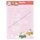 Ano 2005. Conjunto de Papel de Carta Hello Kitty GG Sanrio