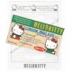 Ano 1989. Conjunto de Papel de Carta Hello Kitty London Sanrio