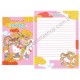 Ano 2001. Conjunto de Papel de Carta Gotōchi Kitty Nagasaki Sanrio