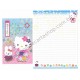 Ano 2001. Conjunto de Papel de Carta Gotōchi Kitty Regional 20 Sanrio