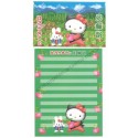 Ano 2002. Conjunto de Papel de Carta Gotōchi Kitty Hidaji Sanrio