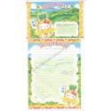 Ano 2003. Conjunto de Papel de Carta Gotōchi Kitty Regional Japão 23 Sanrio