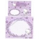 Ano 2004. Conjunto de Papel de Carta Gotōchi Kitty Lavender Sanrio