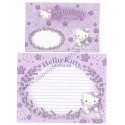 Ano 2004. Conjunto de Papel de Carta Gotōchi Kitty Lavender Sanrio