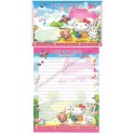 Ano 2004. Conjunto de Papel de Carta Gotochi Kitty Momotaro Sanrio