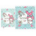 Ano 2013. Conjunto de Papel de Carta My Melody Sweet Flowers Sanrio