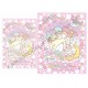 Ano 2013. Conjunto de Papel de Carta Little Twin Stars Dazzling Starlight Sanrio