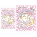 Ano 2013. Conjunto de Papel de Carta Little Twin Stars Dazzling Starlight Sanrio