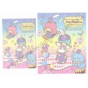 Ano 2013. Conjunto de Papel de Carta Little Twin Stars Circus Sky Sanrio