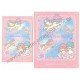 Ano 2014. Conjunto de Papel de Carta Little Twin Stars Twinkle Twinkle Sanrio