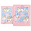 Ano 2014. Conjunto de Papel de Carta Little Twin Stars Twinkle Twinkle Sanrio