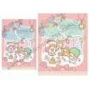 Ano 2015. Conjunto de Papel de Carta Little Twin Stars A Little Forest Star Sanrio