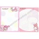 Ano 2011. Kit 2 Conjuntos de Papel de Carta My Melody Happy & Love Sanrio