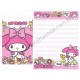 Ano 2013. Kit 2 Conjuntos de Papel de Carta My Melody Trio Sanrio