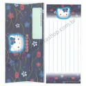 Ano 2001. Kit 2 Conjuntos de Papel de Carta Hello Kitty Regional Japão Az Sanrio