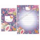 Ano 2000. Conjunto de Papel de Carta Hello Kitty Regional CAZ Sanrio