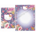 Ano 2000. Conjunto de Papel de Carta Hello Kitty Regional CAZ Sanrio