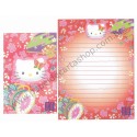 Ano 2000. Conjunto de Papel de Carta Hello Kitty Regional CVM Sanrio