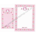 Ano 2000. Conjunto de Papel de Carta Hello Kitty Roses Sanrio