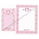 Ano 2000. Conjunto de Papel de Carta Hello Kitty Roses Sanrio