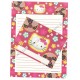 Ano 1998. Conjunto de Papel de Carta Hello Kitty Regional CVM Sanrio