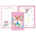 Ano 2002. Conjunto de Papel de Carta Hello Kitty Regional 42 Sanrio