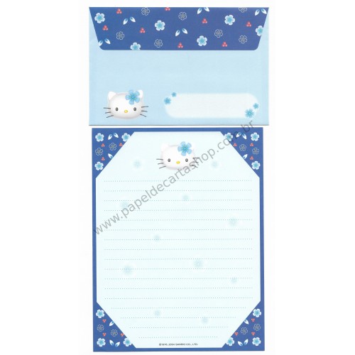 Ano 2004. Conjunto de Papel de Carta Hello Kitty Best Collections 02 Sanrio