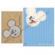 Conjunto de Papel de Carta Importado Disney Mickey Mouse Sea8 (AZ)