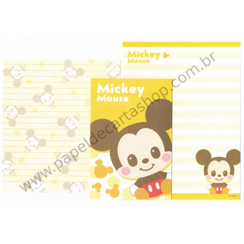 Conjunto de Papel de Carta Importado Disney Mickey Mouse Dupla (AM)