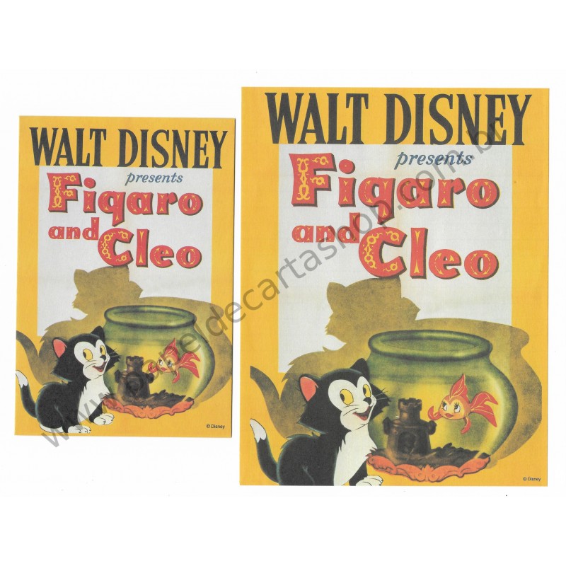 Conjunto de Papel de Carta Disney Figaro and Cleo