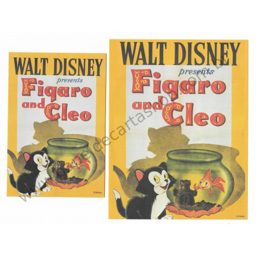 Conjunto de Papel de Carta Disney Figaro and Cleo