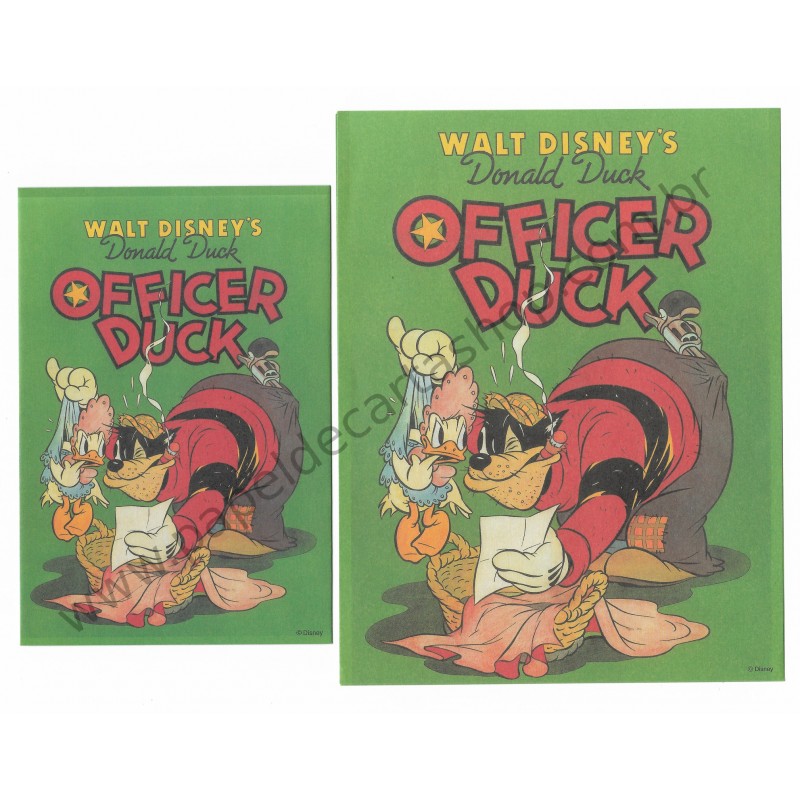 Conjunto de Papel de Carta Disney Donald Duck Officer Duck
