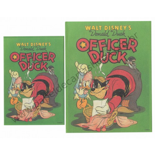 Conjunto de Papel de Carta Disney Donald Duck Officer Duck