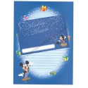 Conjunto de Papel de Carta Mickey Mouse Blue Disney