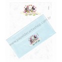 Conjunto de Papel de Carta Vintage Disney Fiori d' Amore